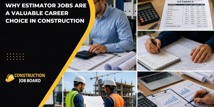 Why Estimator Jobs Are a Valuable Career Choice in Construction
