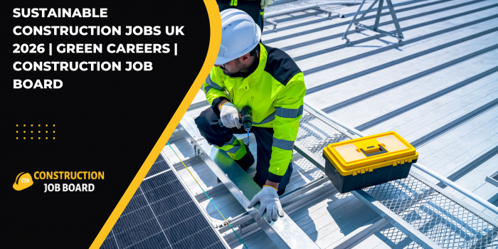 Sustainable Construction Jobs UK 2026 | Green Careers | Construction Job Board