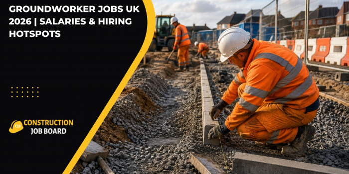 Groundworker Jobs UK 2026 | Salaries & Hiring Hotspots