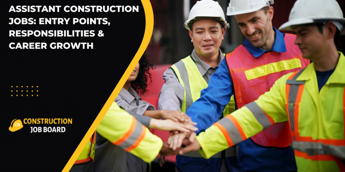 Assistant Construction Jobs: Entry Points, Responsibilities & Career Growth