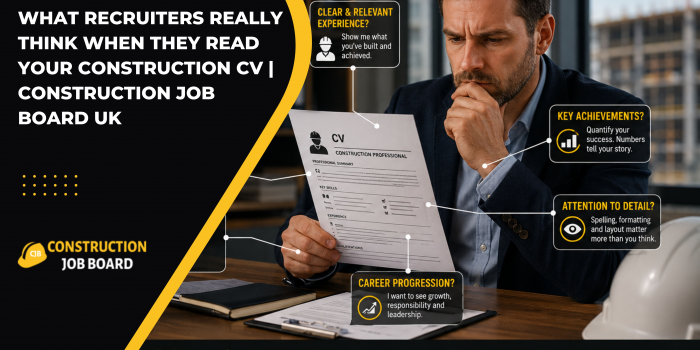 What Recruiters Really Think When They Read Your Construction CV | Construction Job Board UK