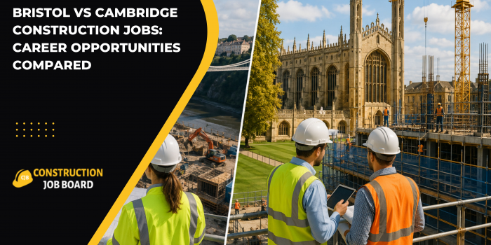 Bristol vs Cambridge Construction Jobs: Career Opportunities Compared