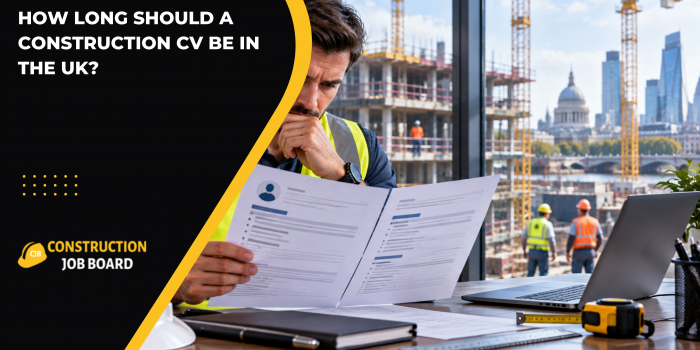 How Long Should a Construction CV Be in the UK?