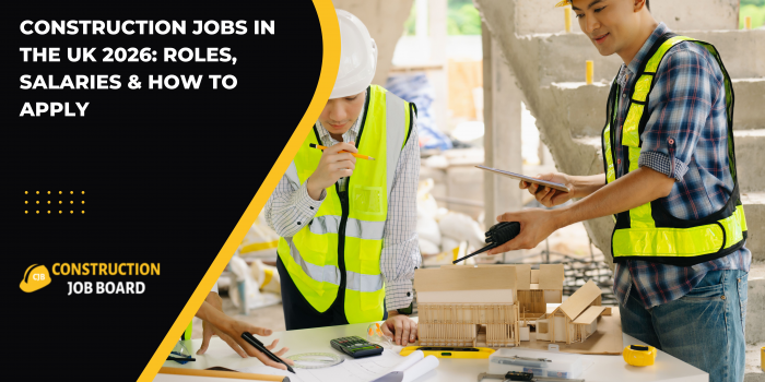 Construction Jobs in the UK 2026: Roles, Salaries & How to Apply