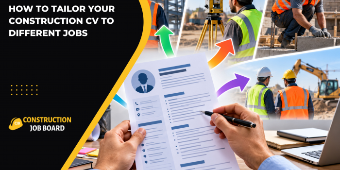 How to Tailor Your Construction CV to Different Jobs