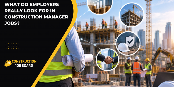 What do employers really look for in Construction Manager Jobs?