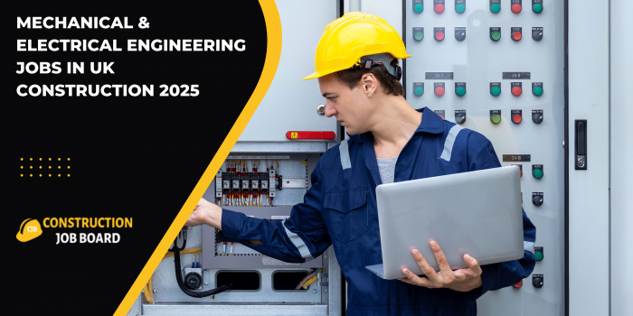 Mechanical & Electrical Engineering Jobs in UK Construction 2025 | ConstructionJobBoard.co.uk