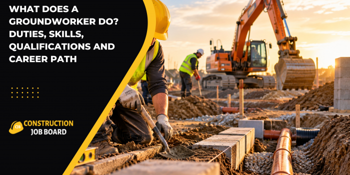 What Does a Groundworker Do? Duties, Skills, Qualifications and Career Path