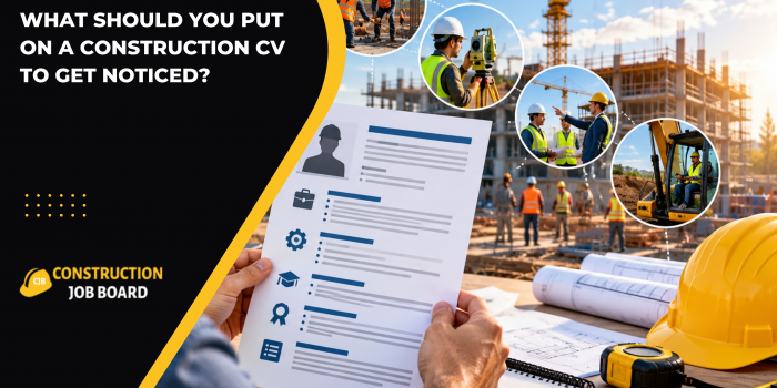 What Should You Put on a Construction CV to Get Noticed?