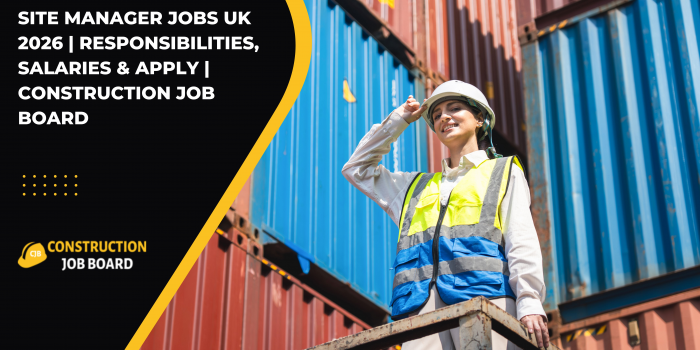 Site Manager Jobs UK 2026 | Responsibilities, Salaries & Apply | Construction Job Board