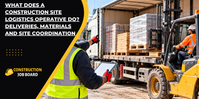 What Does a Construction Site Logistics Operative Do? Deliveries, Materials and Site Coordination