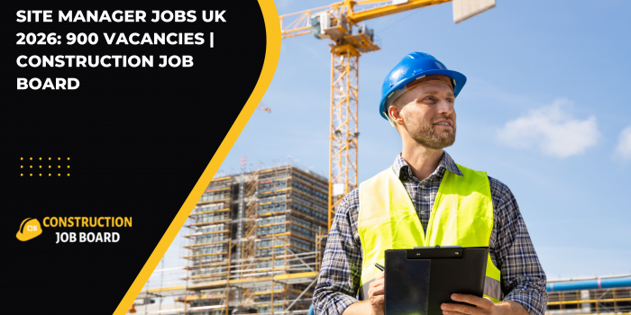 Site Manager Jobs UK 2026: 900 Vacancies | Construction Job Board