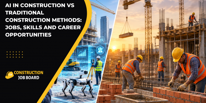 AI in Construction vs Traditional Construction Methods: Jobs, Skills and Career Opportunities