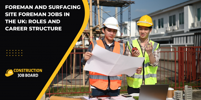 Foreman and Surfacing Site Foreman Jobs in the UK: Roles and Career Structure