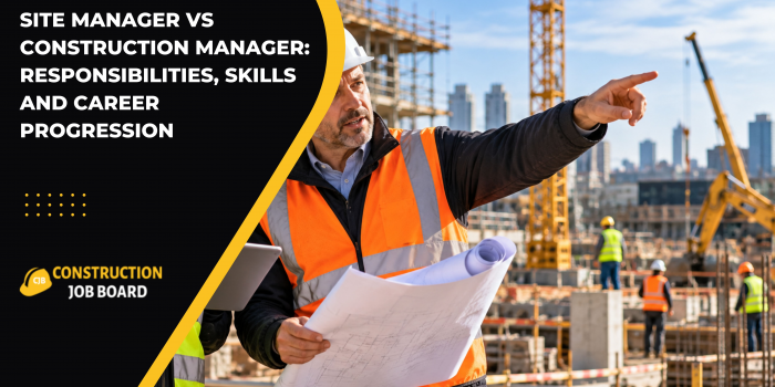 Site Manager vs Construction Manager: Responsibilities, Skills and Career Progression