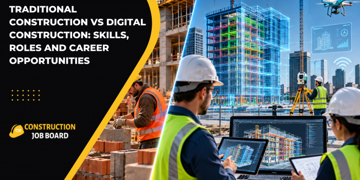 Traditional Construction vs Digital Construction: Skills, Roles and Career Opportunities