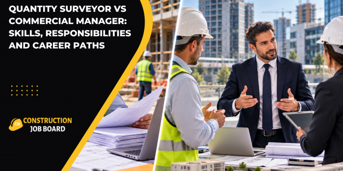 Quantity Surveyor vs Commercial Manager: Skills, Responsibilities and Career Paths