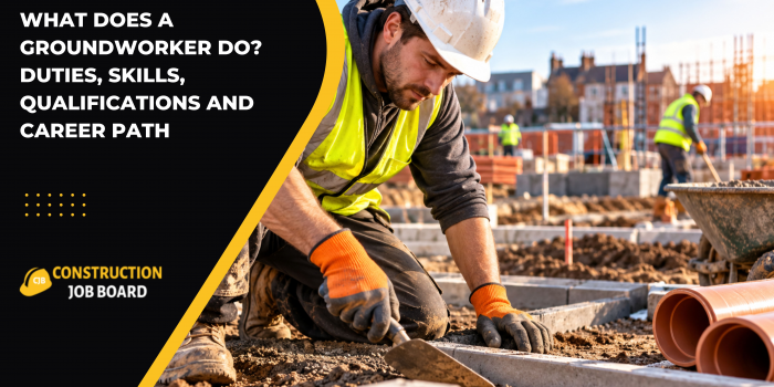 What Does a Groundworker Do? Duties, Skills, Qualifications and Career Path