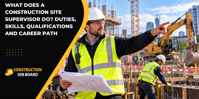 What Does a Construction Site Supervisor Do? Duties, Skills, Qualifications and Career Path