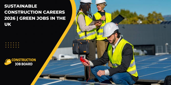Sustainable Construction Careers 2026 | Green Jobs in the UK